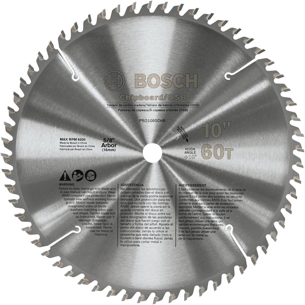 imageBosch PRO1060CHBB 10 60T HLTCG CHB Circular Saw Blade