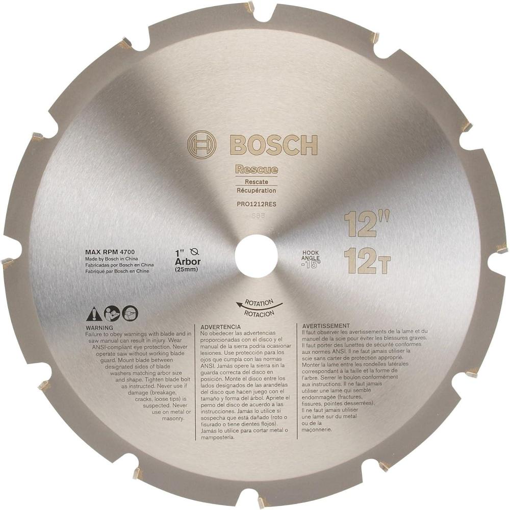 imageBosch PRO1212RESB 12 12T 1 RES TCG Circular Saw Blade