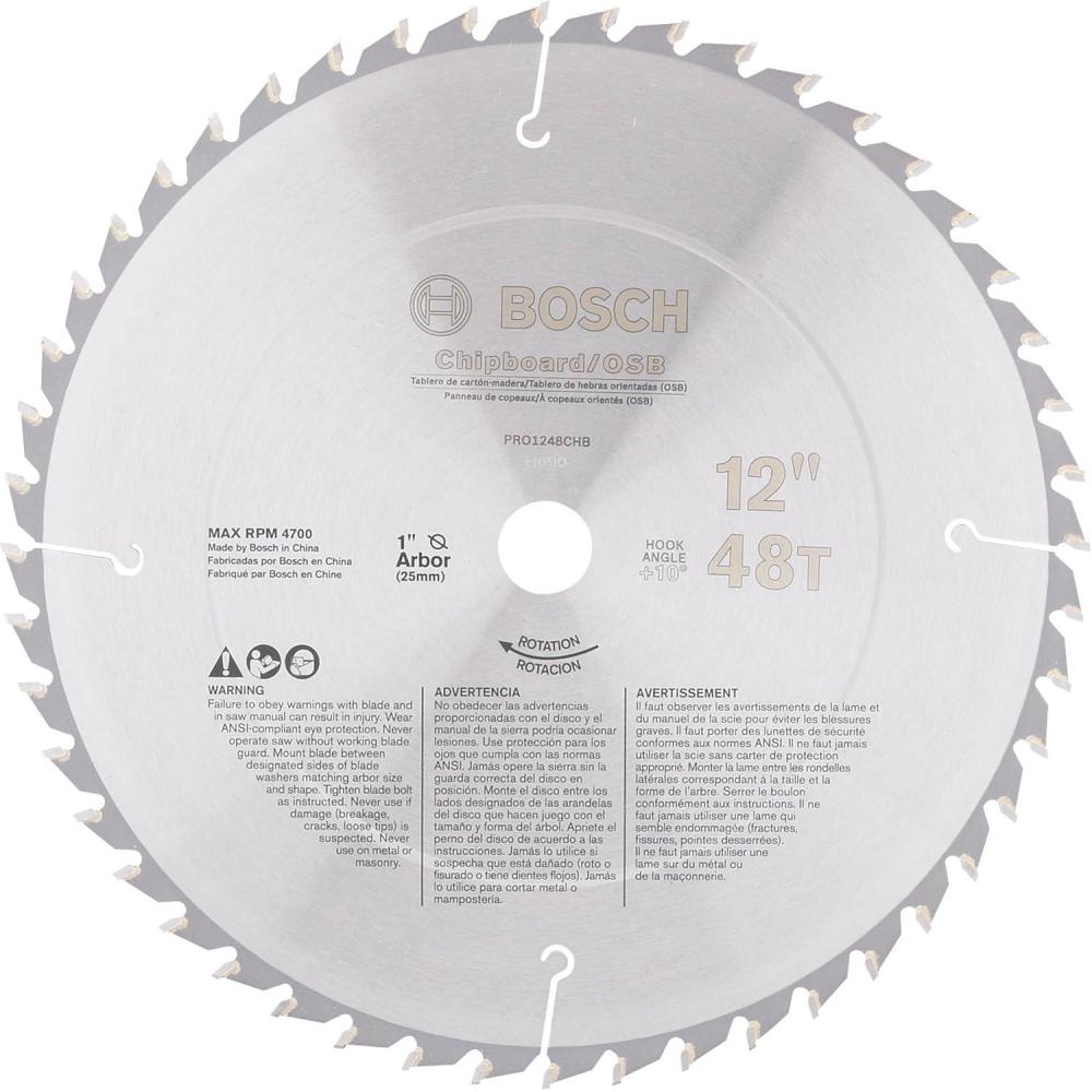 imageBosch PRO1248CHBB 12 48T HLTCG CHB Circular Saw Blade
