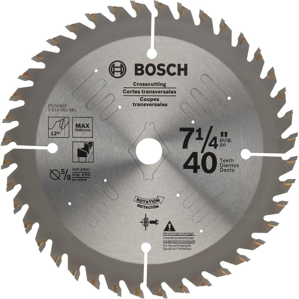 imageBosch PS740GP 714 In 40 Tooth Precision Series Circular Saw Blade