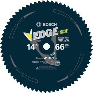 BOSCH PRO1466ST Edge 14 in. 66 Tooth Edge Circular Saw Blade for Ferrous Metal Cutting