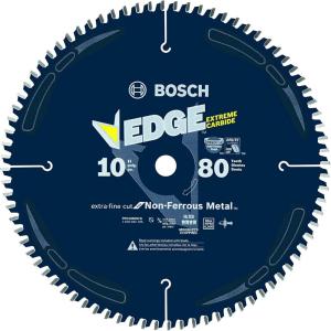 Bosch CBCL1260M 10 In. 80 Tooth Edge Non-Ferrous Metal-Cutting Circular Saw Blade(10″ Diameter)