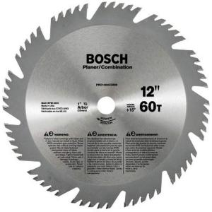 Bosch PRO1260COMB 12-Inch 60 Tooth ATB Combination Saw Blade with 1-Inch Arbor