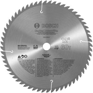 Bosch PRO1260GPB 12″ 60T 1″ ATB GP Circular Saw Blade