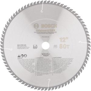 Bosch PRO1280CHBB 12″ 80T HLTCG CHB Circular Saw Blade
