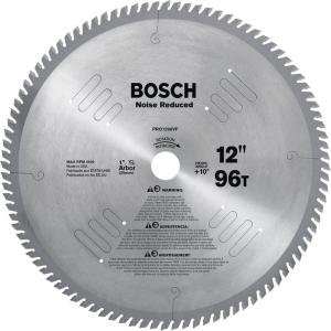 Bosch PRO1296VFB 12″ 96T 1″ TRI VF Circular Saw Blade