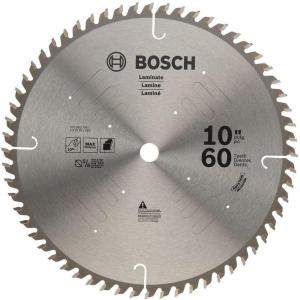 Bosch PS1060LAM 10″ 60T TCG Laminate Blade