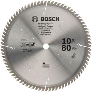 Bosch PS1080FIN 10 In. 80 Tooth Precision Series Circular Saw Blade