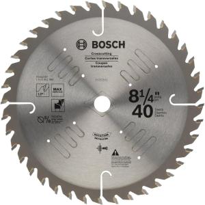 Bosch PS840GP 8-1/4 In. 40 Tooth Precision Series Circular Saw Blade
