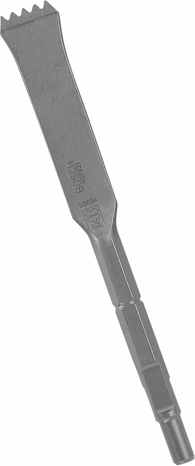 imageBOSCH HS1827 1Piece 12 In Tamper Plate Shank Round HexSpline Hammer Steel15 In