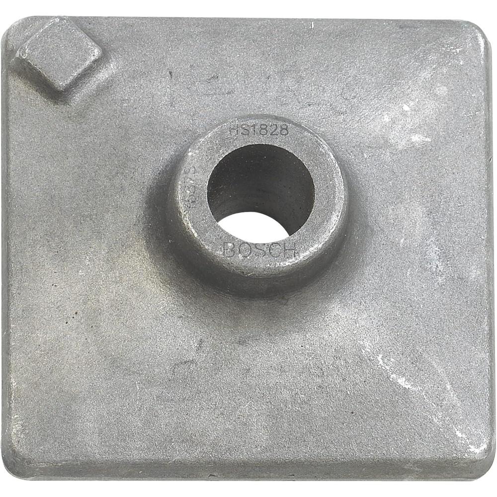 imageBOSCH HS1827 1Piece 12 In Tamper Plate Shank Round HexSpline Hammer Steel5 In
