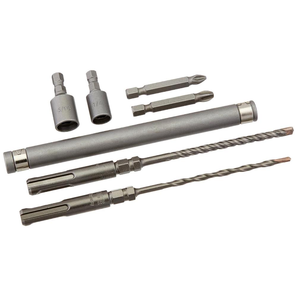 imageBOSCH HC2309 7Piece Bulldog SDSPlus Hex Drive Rotary Hammer Bit Anchor Drive Set