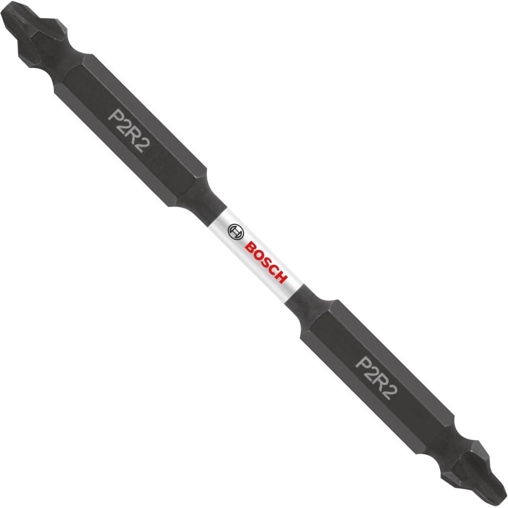 imageBOSCH ITDEP2R26B 10Pack 6 In PhillipsSquare 2 Impact Tough DoubleEnded Screwdriving Bits1Pack