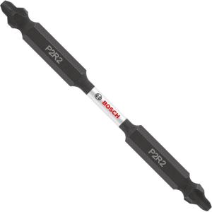 BOSCH ITDEP2R26B 10-Pack 6 In. Phillips/Square #2 Impact Tough Double-Ended Screwdriving Bits(1-Pack)