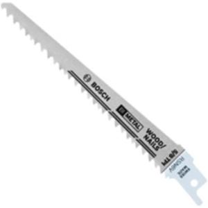 BOSCH RSN6V-25B-25 25 pc. 6 in. 5/8 V TPI Speed for Wood with Nails Reciprocating Saw Blades
