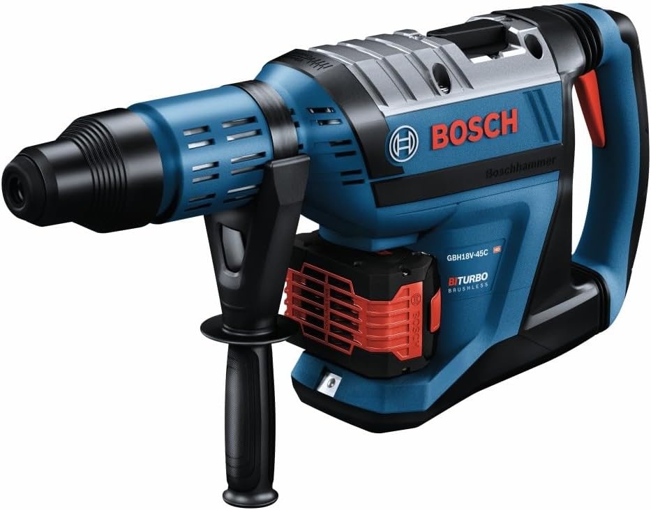 image:imageBosch GBH18V45CK24 PROFACTOR 18V ConnectedReady SDSmax 178 In Rotary Hammer Kit with 2 CORE18V 8 Ah High Power BatteriesIndustrial
