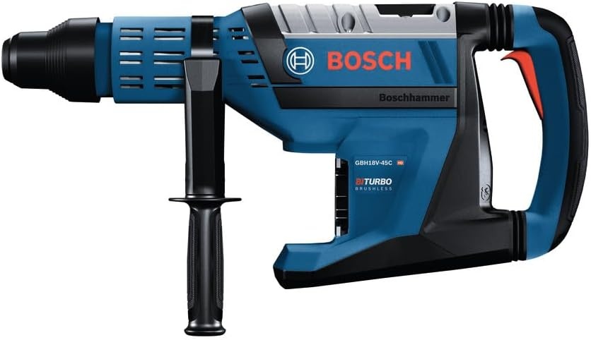 image:imageBosch GBH18V45CK24 PROFACTOR 18V ConnectedReady SDSmax 178 In Rotary Hammer Kit with 2 CORE18V 8 Ah High Power BatteriesTool Only