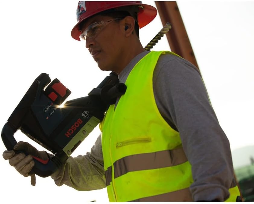 image:imageBosch GBH18V45CK24 PROFACTOR 18V ConnectedReady SDSmax 178 In Rotary Hammer Kit with 2 CORE18V 8 Ah High Power BatteriesTool Only