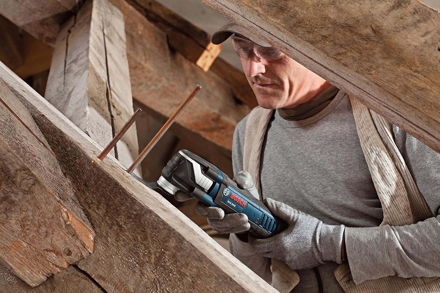 image:imageBosch MX30EC31 MultiX 30 Amp Oscillating Tool Kit with 31 Accessories