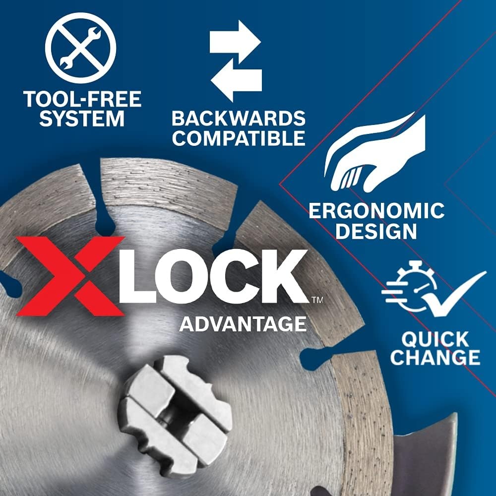 image:imageBOSCH WBX329 3 in XLock Arbor Stainless Steel Knotted Wire Single Row Cup Brush for Applications in Removing Weld Scale Burrs and Corrosion Preparing Painting SurfacesTempered Steel Wire Wheel