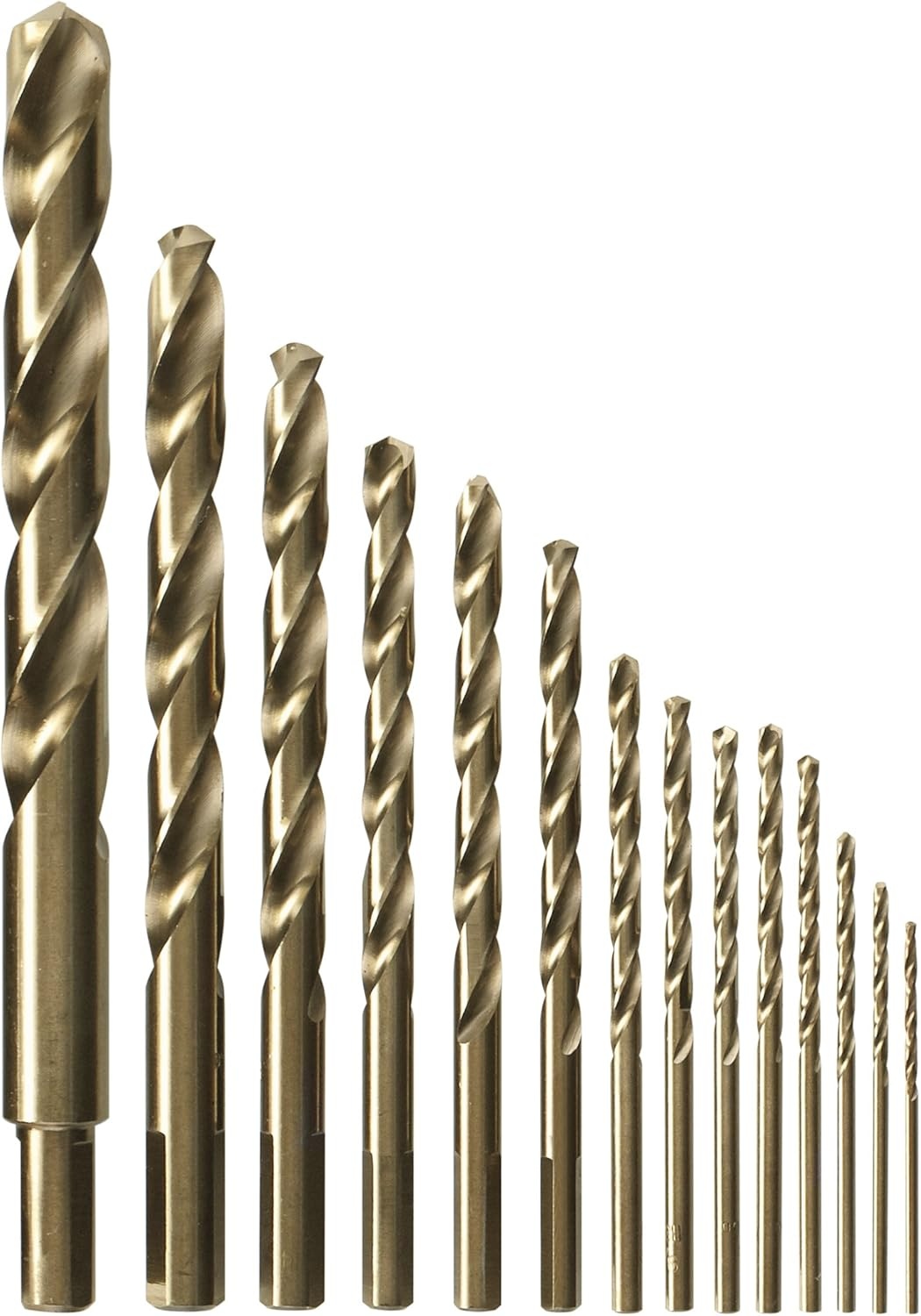 image:imageBOSCH CO14B 14Piece Assorted Set with Included Case Cobalt M42 Metal Drill Bits with ThreeFlat Shank for Drilling Applications in Stainless Steel Cast Iron Titanium and LightGauge Metal14Piece Drill Bit Set