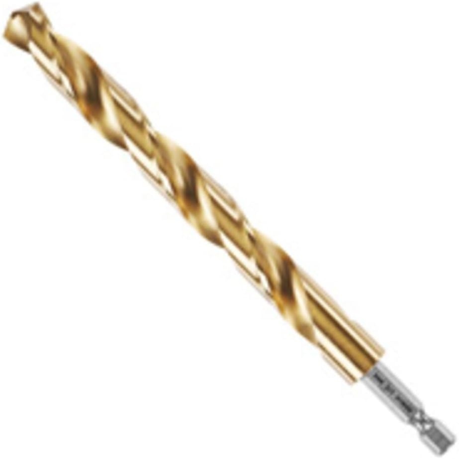 image:imageBOSCH TI2132IM 1Piece 564 In x 2 In Titanium Nitride Coated Metal Drill Bit Impact Tough with ImpactRated Hex Shank Ideal for HeavyGauge Carbon Steels Light Gauge Metal Hardwood12 in