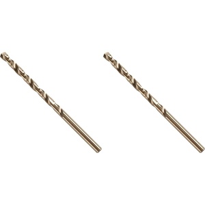 BOSCH CO14B 14-Piece Assorted Set with Included Case – Cobalt M42 Metal Drill Bits with Three-Flat Shank for Drilling Applications in Stainless Steel, Cast Iron, Titanium, and Light-Gauge Metal(11/64 x 3-1/4 in. (Pack of 2))