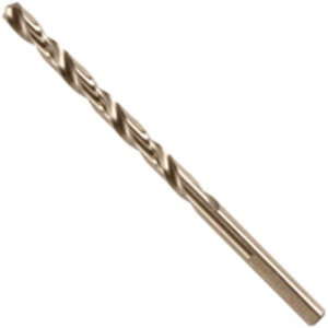 BOSCH CO14B 14-Piece Assorted Set with Included Case – Cobalt M42 Metal Drill Bits with Three-Flat Shank for Drilling Applications in Stainless Steel, Cast Iron, Titanium, and Light-Gauge Metal(3/16 x 3-1/2 in.)
