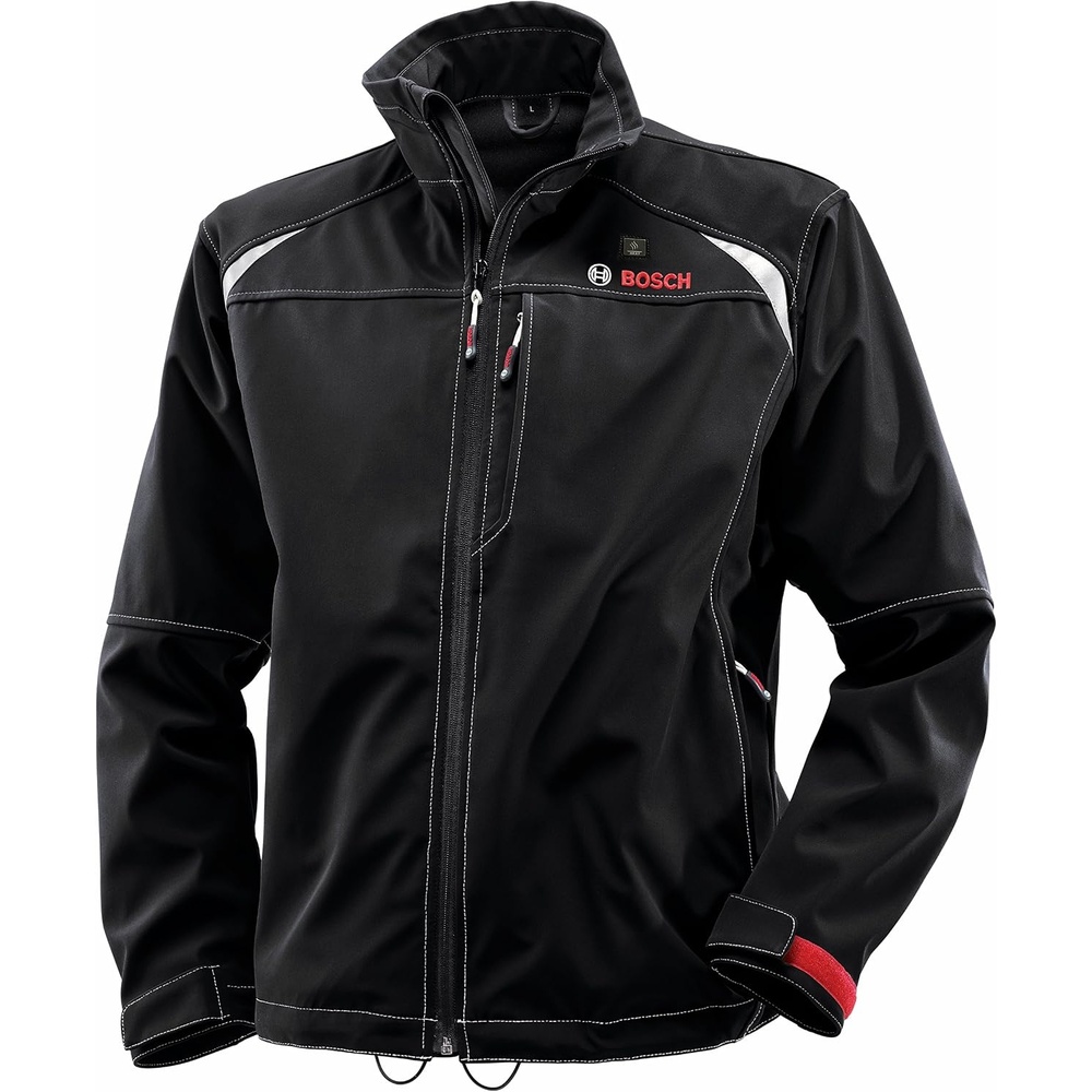 image:imageBosch Mens 12Volt Max LithiumIon Soft Shell Heated Jacket Kit with 20Ah Battery Charger and Holster PSJ120L102