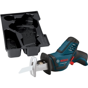 Bosch Bare-Tool PS60BN 12-Volt Max Lithium-Ion Pocket Reciprocating Saw with Exact-Fit L-BOXX Tool Insert Tray